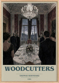 Woodcutters Book Cover Poster by Thomas Bernhard