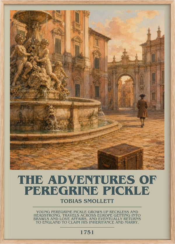The Adventures of Peregrine Pickle Bookish Wall Art by Tobias Smollett