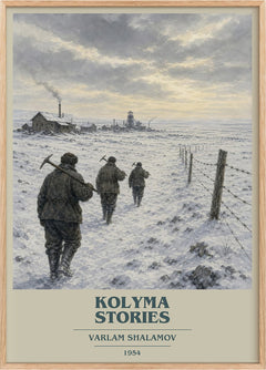 Kolyma Stories Book Cover Poster by Varlam Shalamov