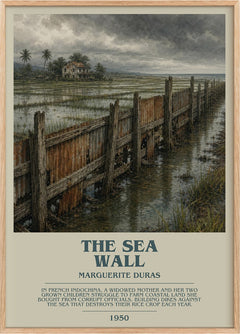 The Sea Wall Bookish Wall Art by Marguerite Duras