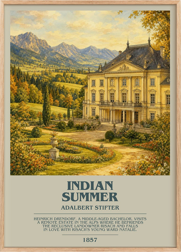 Indian Summer Bookish Wall Art by Adalbert Stifter