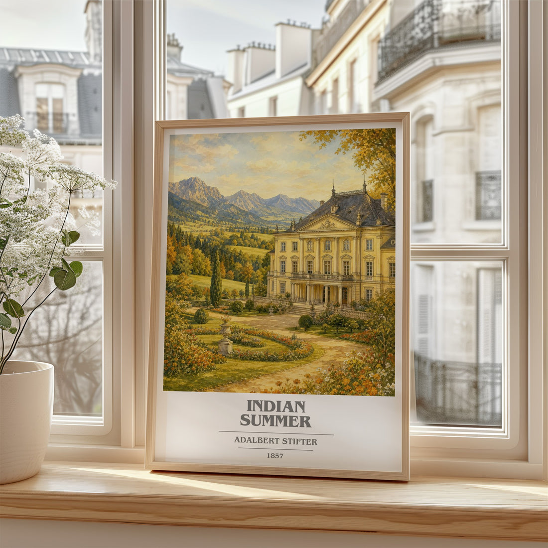 Indian Summer book cover poster colour and style options – Adalbert Stifter book art
