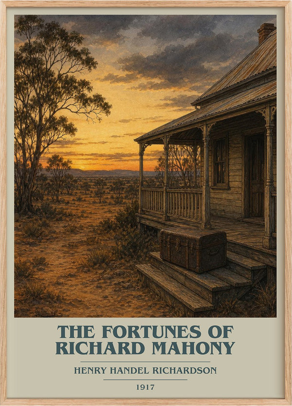 Fortunes Of Richard Mahony Book Cover Poster by H. Richardson