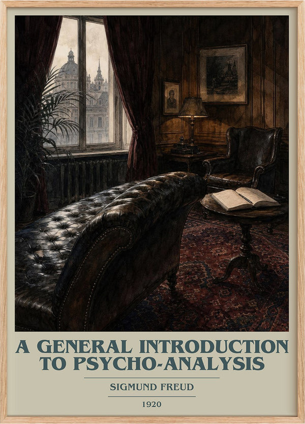 General Introduction to Psycho-Analysis Book Cover Poster by S. Freud