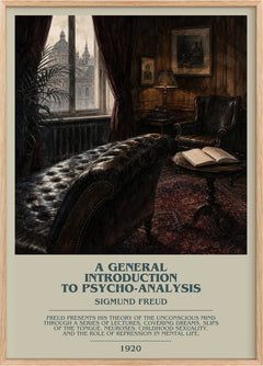 General Introduction to Psycho-Analysis Bookish Wall Art by S. Freud