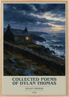 Collected Poems of Dylan Thomas Book Cover Poster by Dylan Thomas