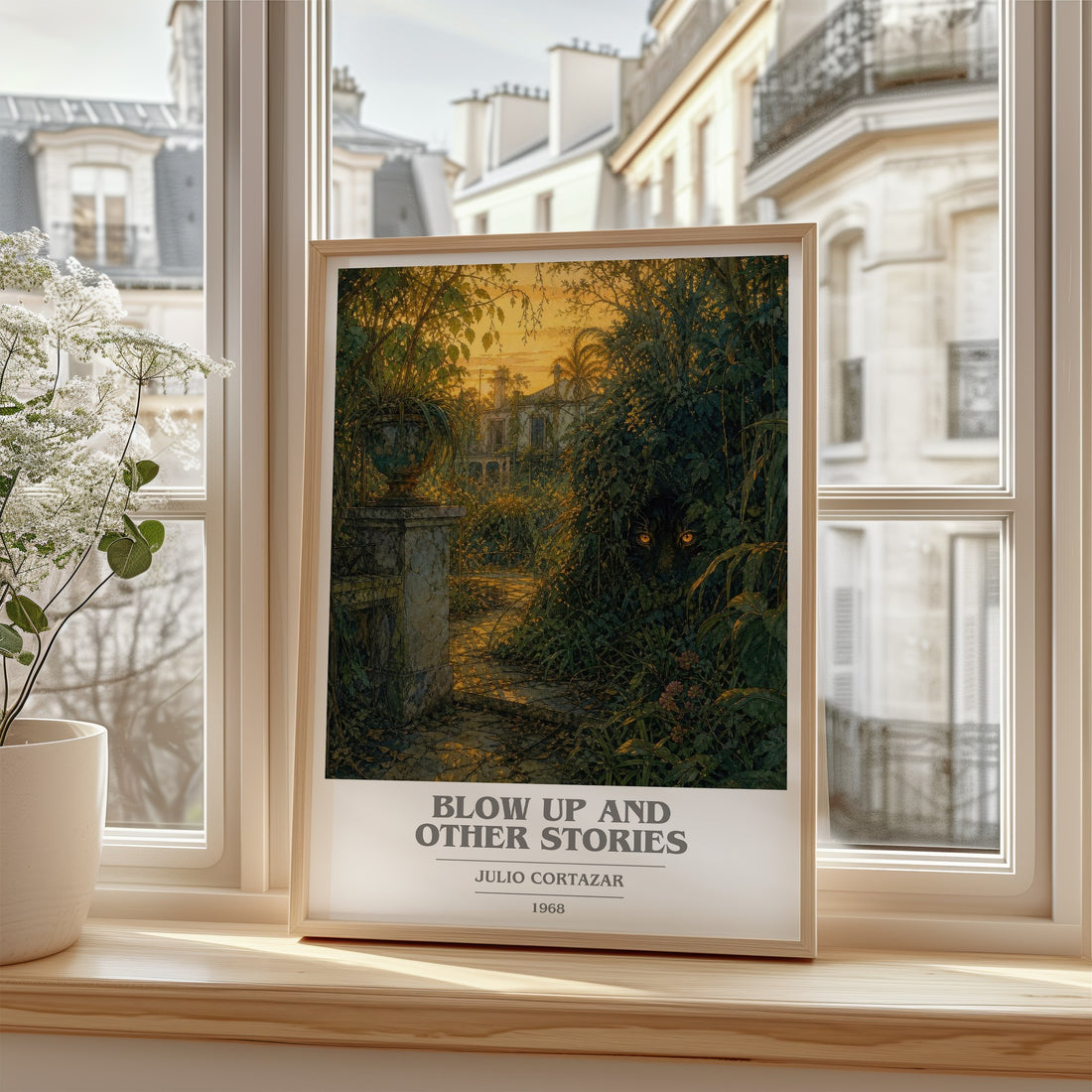 Blow Up And Other Stories book cover poster colour and style options – Julio Cortazar book art
