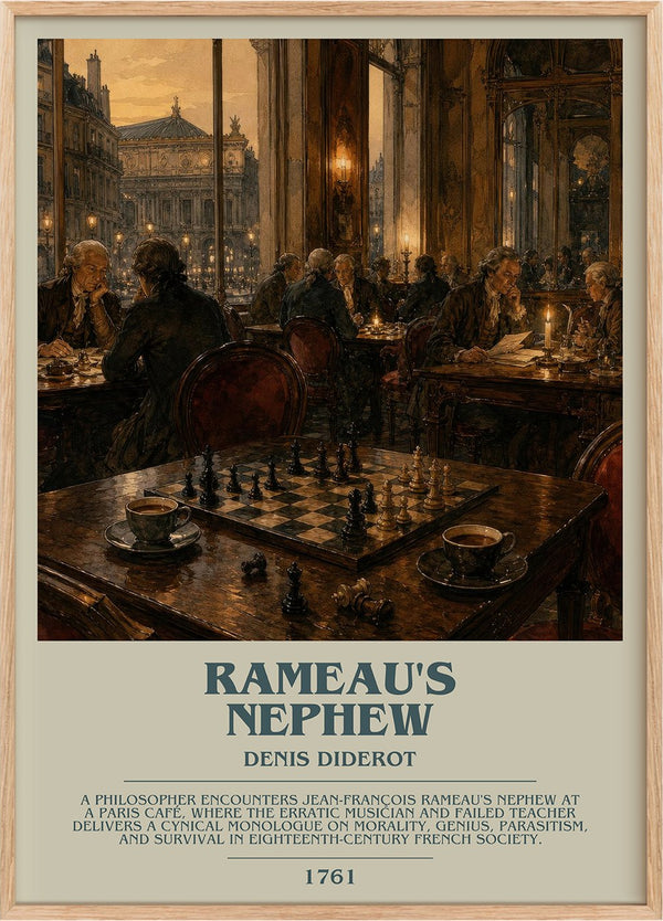 Rameau's Nephew Bookish Wall Art by Denis Diderot