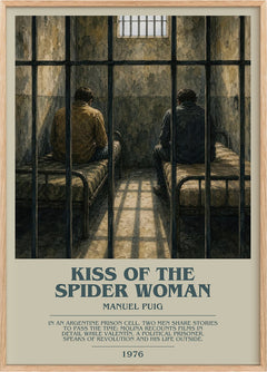 Kiss of the Spider Woman Bookish Wall Art by Manuel Puig