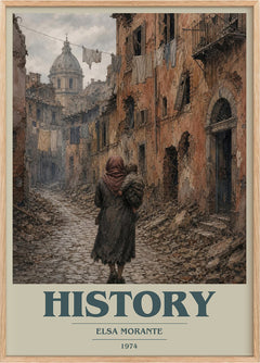 History Book Cover Poster by Elsa Morante