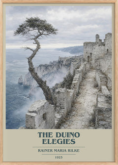 The Duino Elegies Book Cover Poster by Rainer Maria Rilke