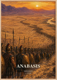 Anabasis Book Watercolour Illustration by Xenophon