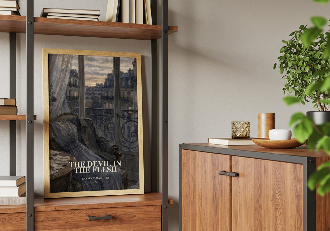 The Devil in the Flesh book watercolour illustration paper finish options – matte satin gloss