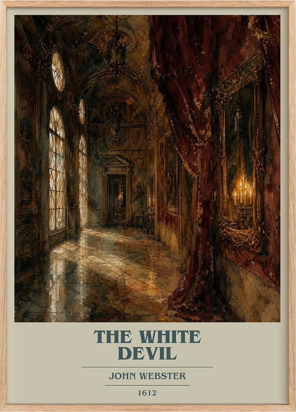 The White Devil Book Cover Poster by John Webster