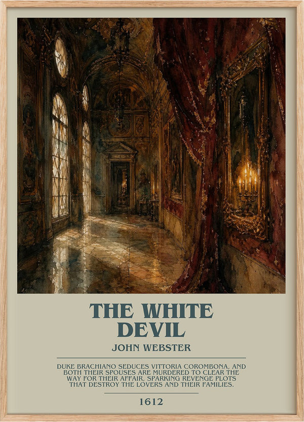 The White Devil Bookish Wall Art by John Webster