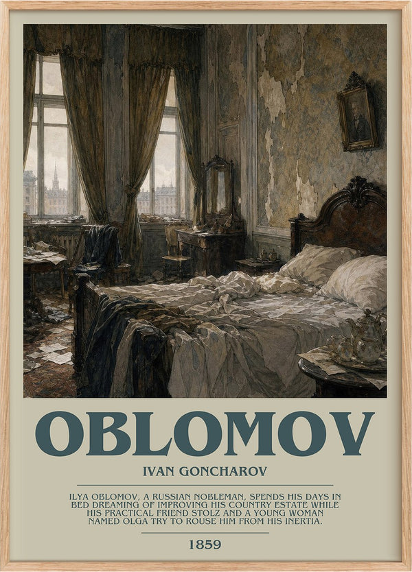 Oblomov Bookish Wall Art by Ivan Goncharov
