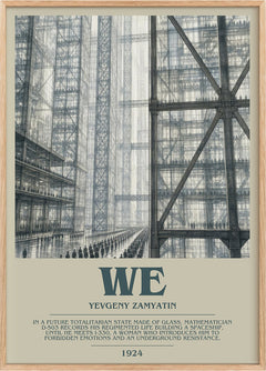 We Bookish Wall Art by Yevgeny Zamyatin