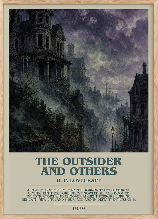 The Outsider And Others Bookish Wall Art by H. P. Lovecraft