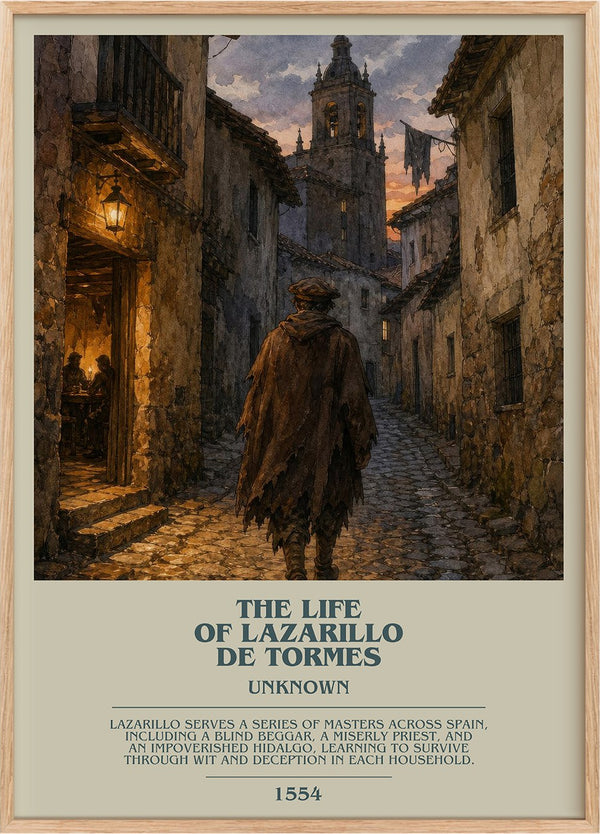 The Life of Lazarillo de Tormes Bookish Wall Art by Unknown