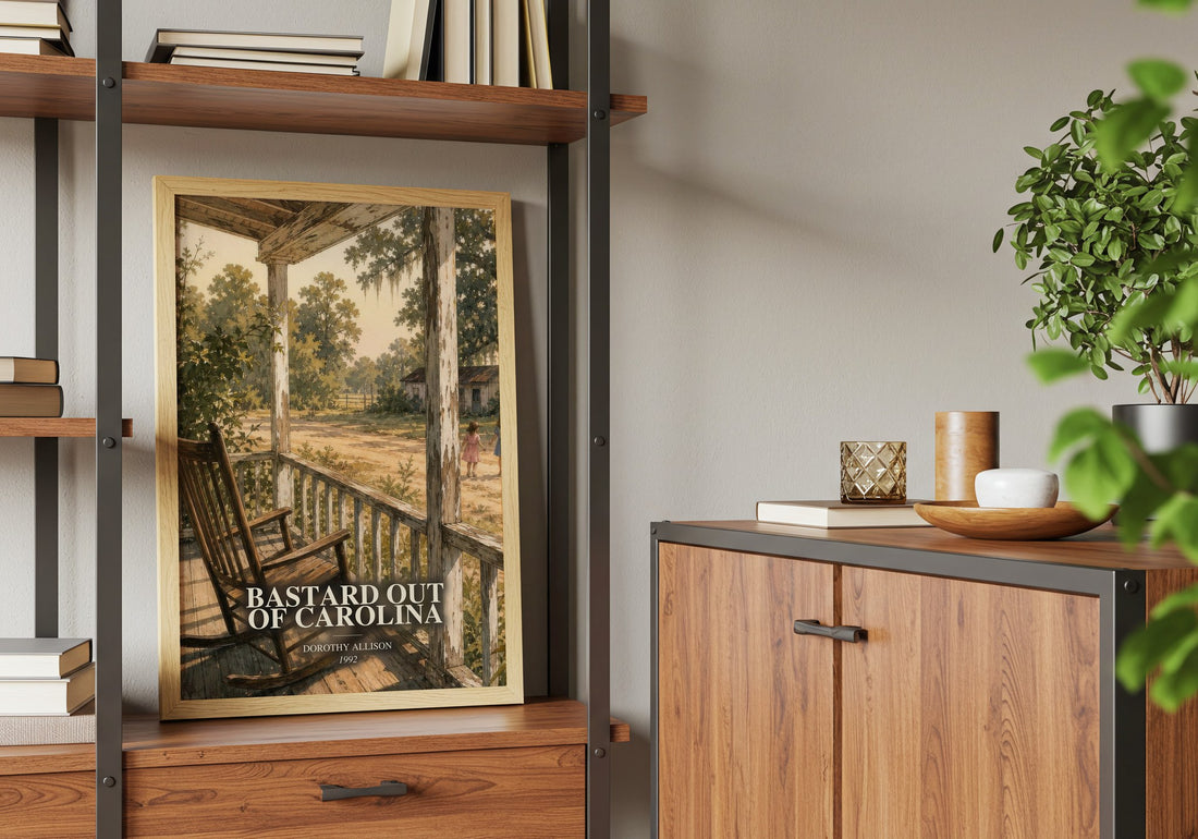 Bastard Out of Carolina book watercolour illustration paper finish options – matte satin gloss