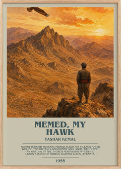 Memed, My Hawk Bookish Wall Art by Yashar Kemal