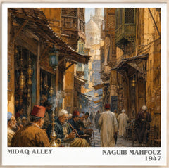 Midaq Alley Literary Art Print by Naguib Mahfouz