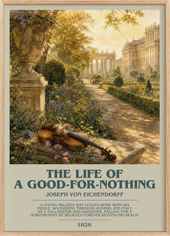 Life of a Good-For-Nothing Bookish Wall Art by Joseph von Eichendorff