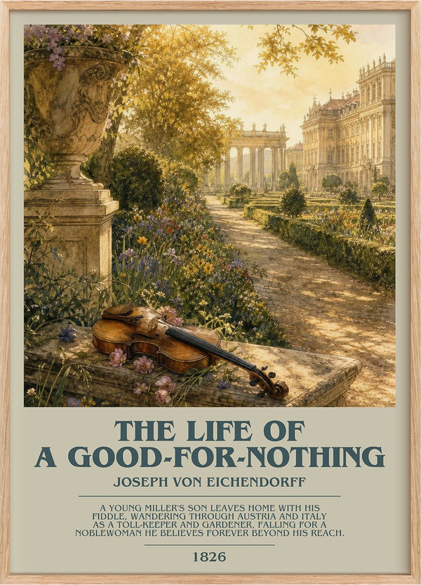 Life of a Good-For-Nothing Bookish Wall Art by Joseph von Eichendorff