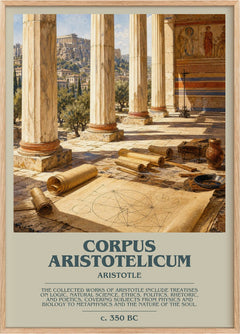 Corpus Aristotelicum Bookish Wall Art by Aristotle
