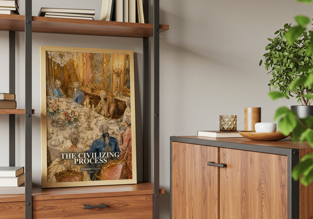 The Civilizing Process book watercolour illustration paper finish options – matte satin gloss