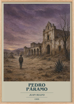 Pedro Páramo Book Cover Poster by Juan Rulfo