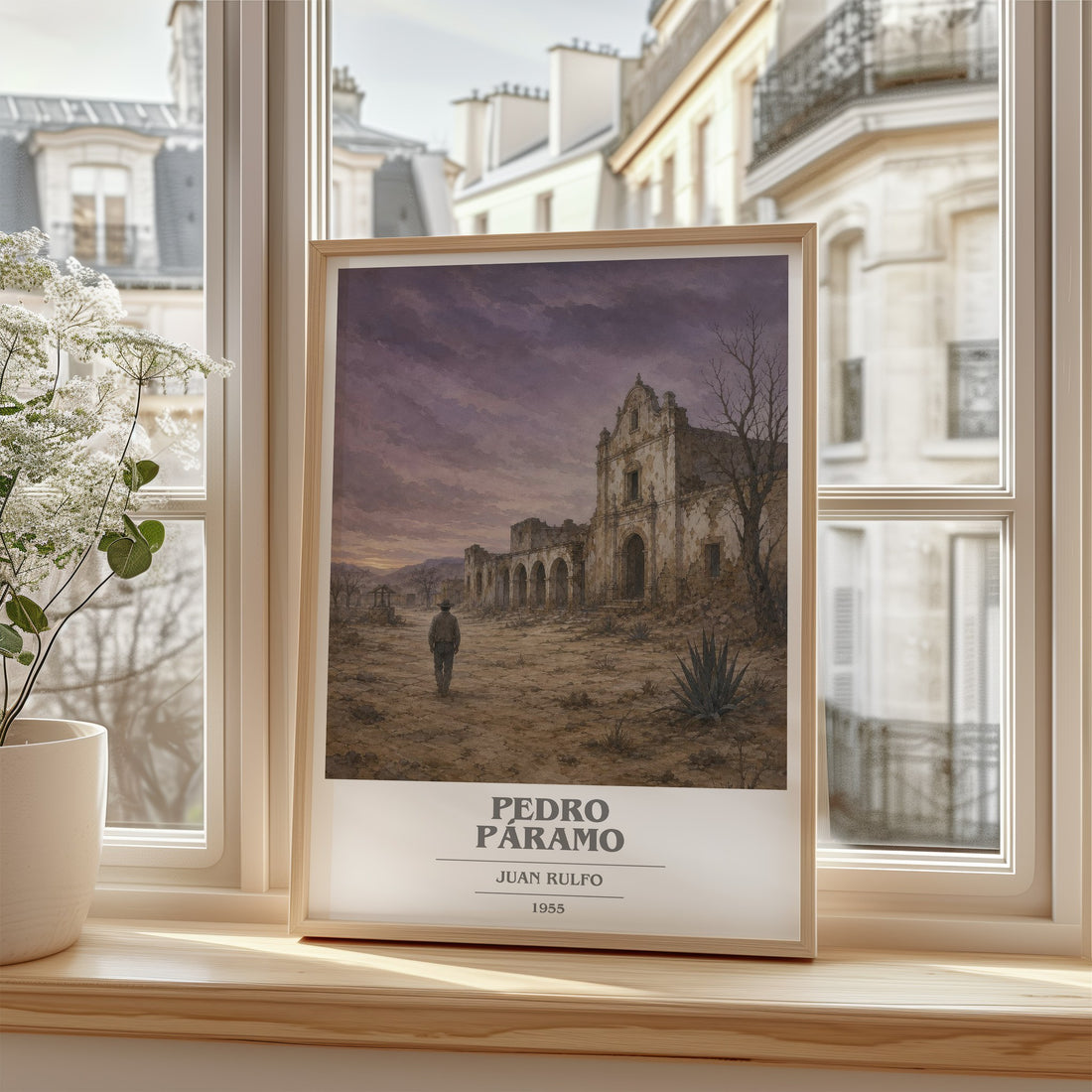 Pedro Páramo book cover poster colour and style options – Juan Rulfo book art