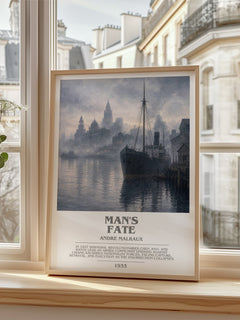 Man's Fate Bookish Wall Art by Andre Malraux
