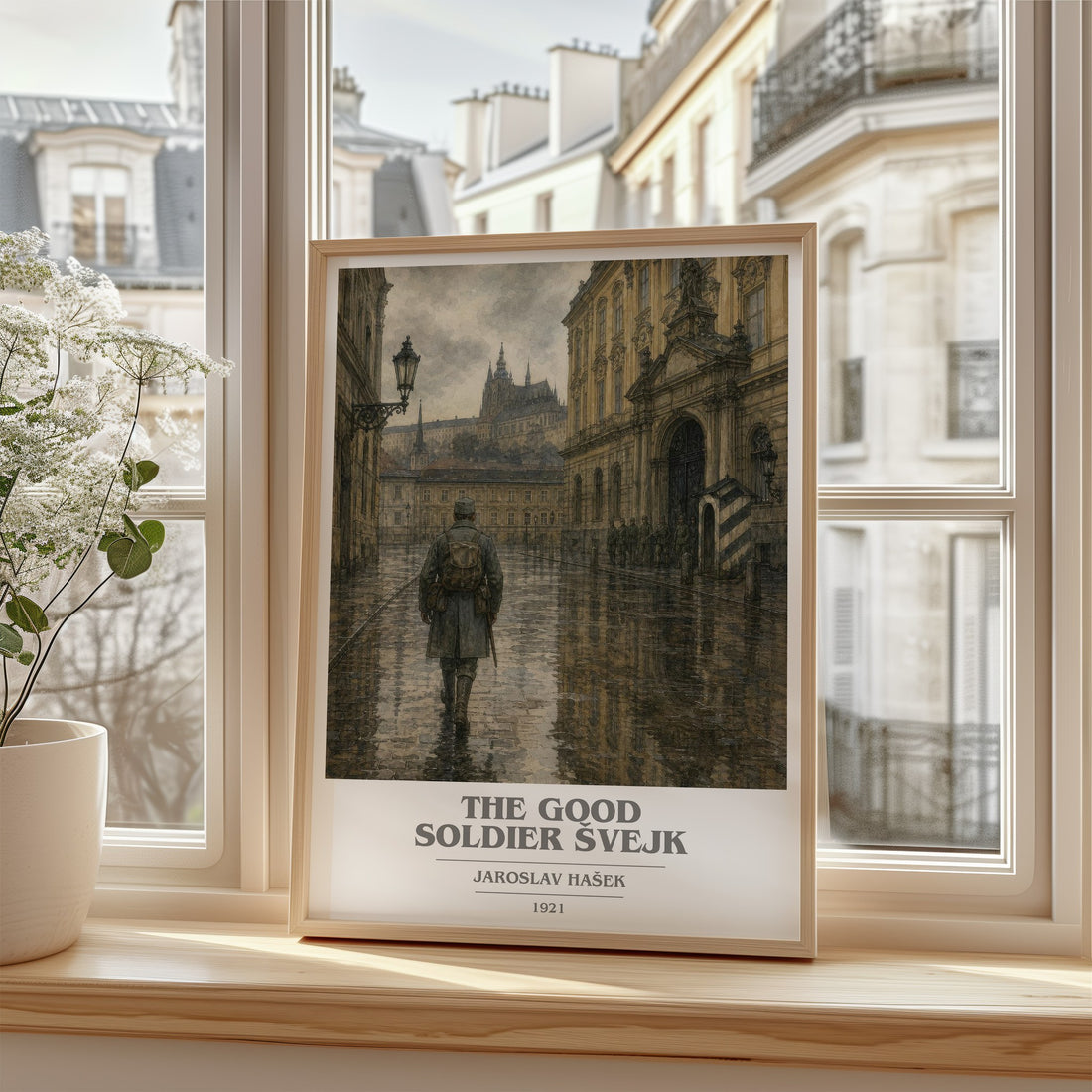 The Good Soldier Švejk book cover poster colour and style options – Jaroslav Hašek book art