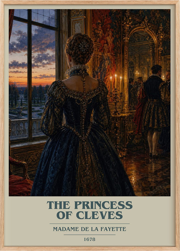 The Princess of Cleves Book Cover Poster by Madame de La Fayette