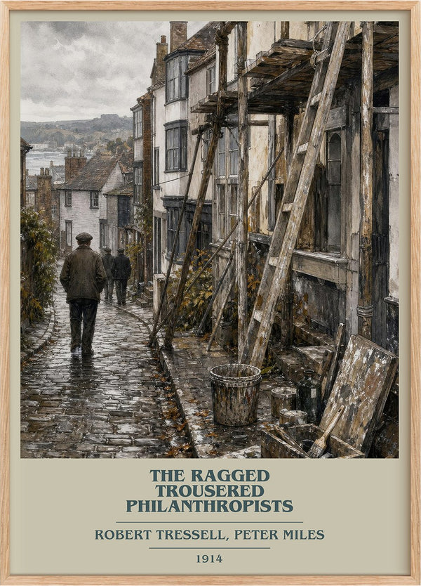 Ragged Trousered Philanthropists Book Cover Poster by R. Miles