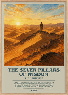 The Seven Pillars of Wisdom Bookish Wall Art by T. E. Lawrence