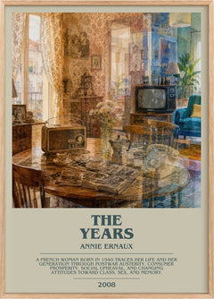 The Years Bookish Wall Art by Annie Ernaux