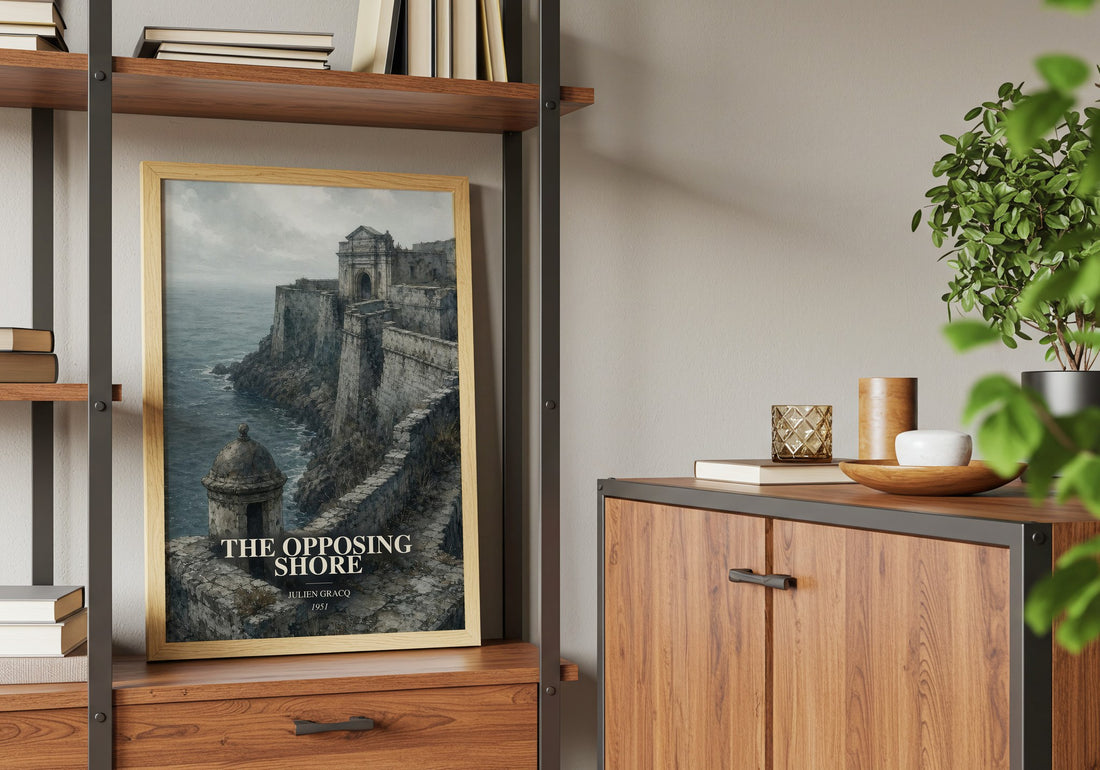 The Opposing Shore book watercolour illustration paper finish options – matte satin gloss