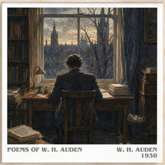 Poems of W. H. Auden Literary Art Print by W. H. Auden