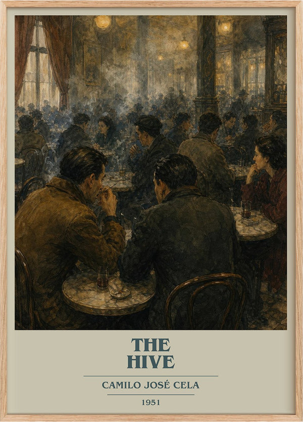 The Hive Book Cover Poster by Camilo José Cela