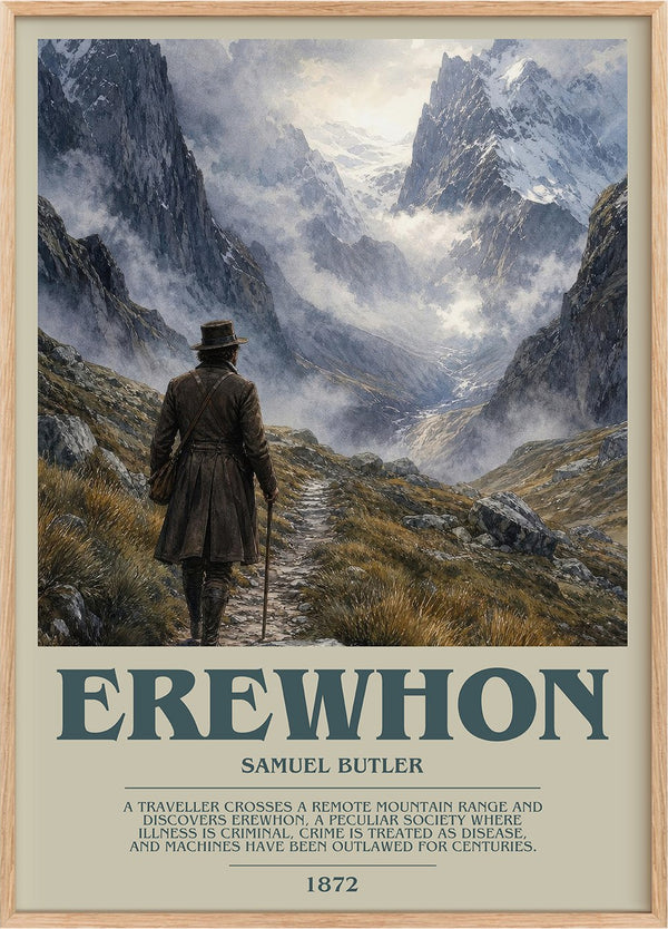 Erewhon Bookish Wall Art by Samuel Butler