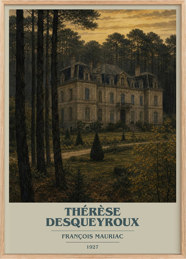 Thérèse Desqueyroux Book Cover Poster by François Mauriac