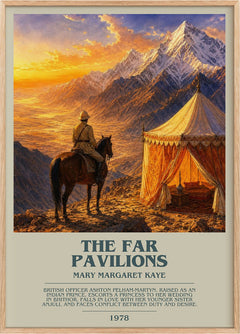 The Far Pavilions Bookish Wall Art by Mary Margaret Kaye