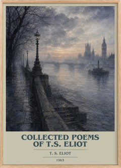 Collected Poems of T.S. Eliot Book Cover Poster by T. S. Eliot