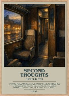 Second Thoughts Bookish Wall Art by Michel Butor