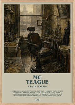Mc Teague Bookish Wall Art by Frank Norris