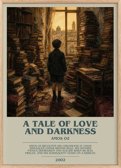 A Tale of Love and Darkness Bookish Wall Art by Amos Oz