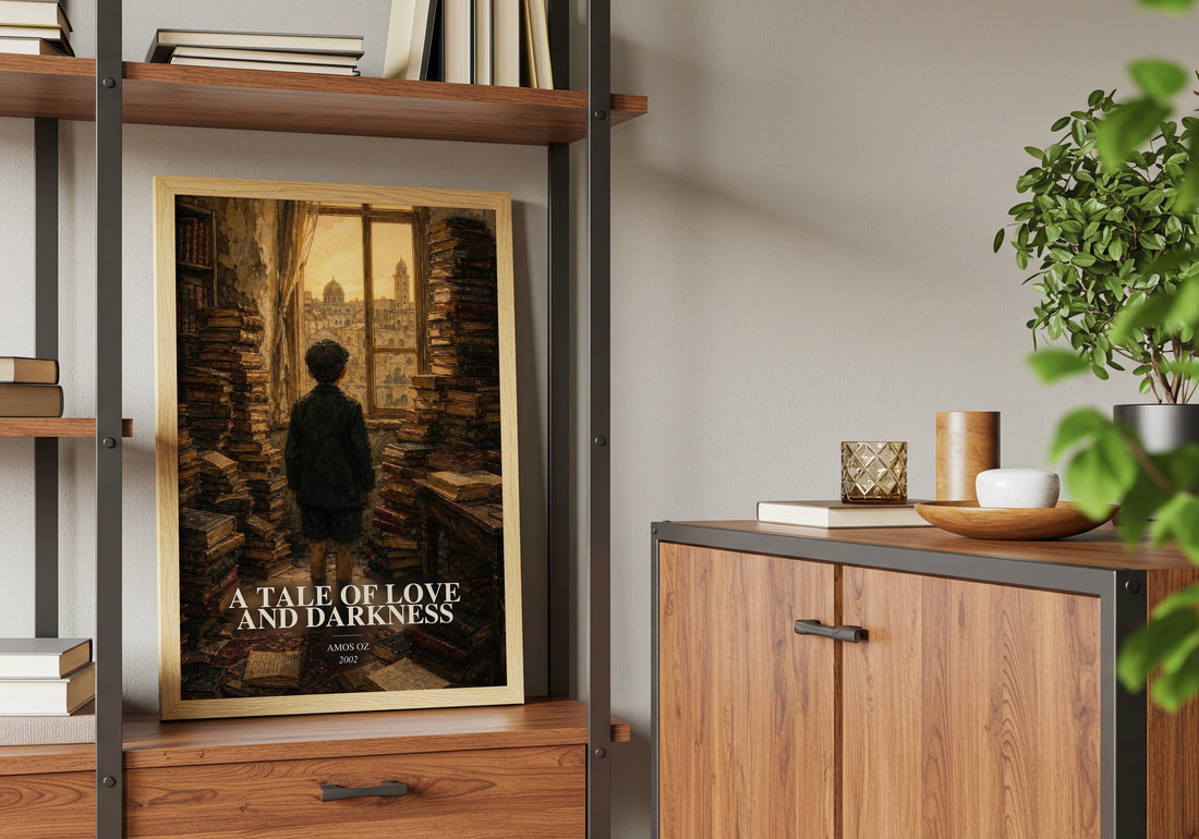 A Tale of Love and Darkness book watercolour illustration paper finish options – matte satin gloss