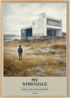 My Struggle Book Cover Poster by Karl Ove Knausgård